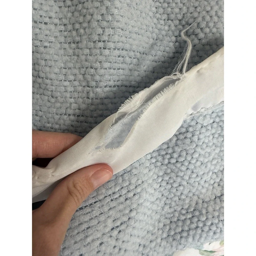 Vintage Weave Thermal Blanket Light Blue Satin Bound Edge Acrylic 64